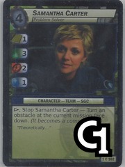 Samantha Carter, Problem Solver - Foil